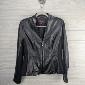 Hal Rubenstein 100% Leather Jacket